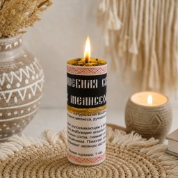 Волшебная свеча с мелиссой