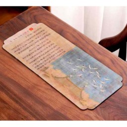 Tea ceremony mat "Flock of cranes"