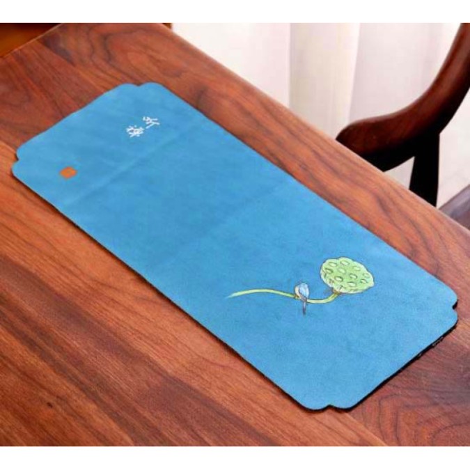 Tea ceremony mat "Listening to Zen"