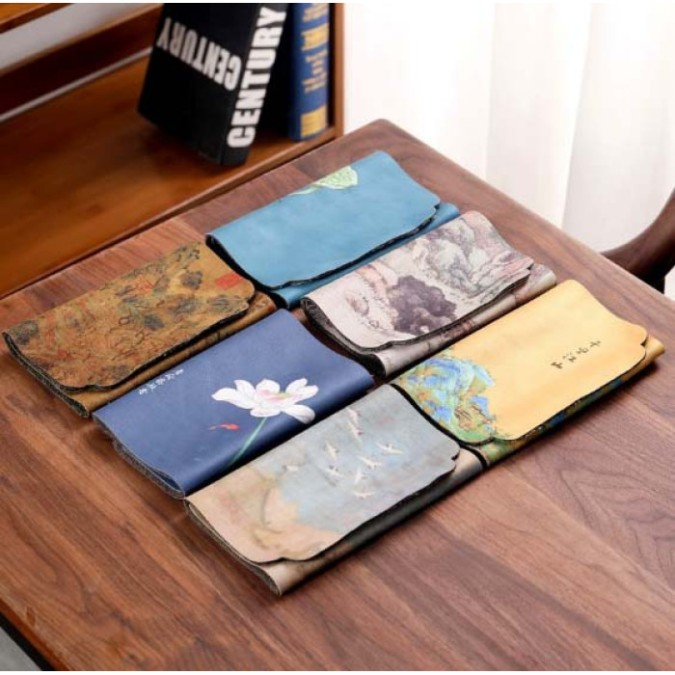 Tea ceremony mat "Listening to Zen"