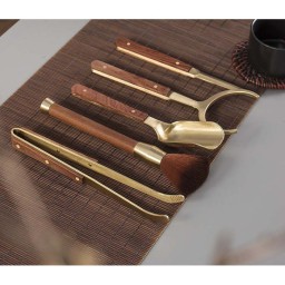 Tea ceremony set Five-piece rosewood