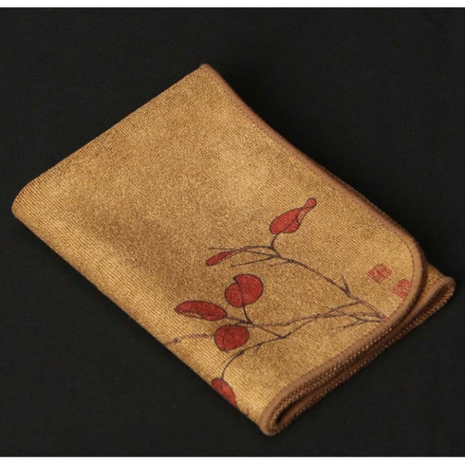 Gongfu Cha Tea Ceremony Towel "Autumn"