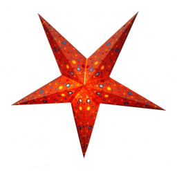 Абажур Зірка картонна 5 променів ORANGE UNIVERSE