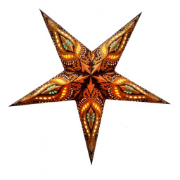 Абажур Зірка картонна 5 променів BROWN UNICORN ZARI
