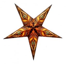 Абажур Зірка картонна 5 променів BROWN UNICORN ZARI