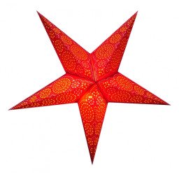 Абажур Зірка картонна 5 променів RED SYDNEY