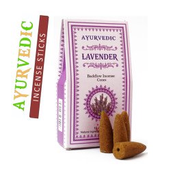 Ароматические конусы Лаванда Ayurvedic BACK FLOW Lavender