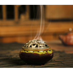 Курильниця для пахощів Деревний мох Жовта