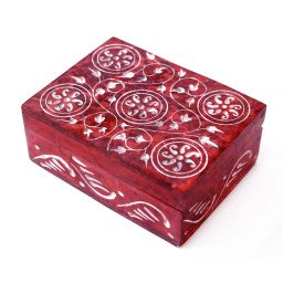 Скринька кам'яна фарбована NO.-203