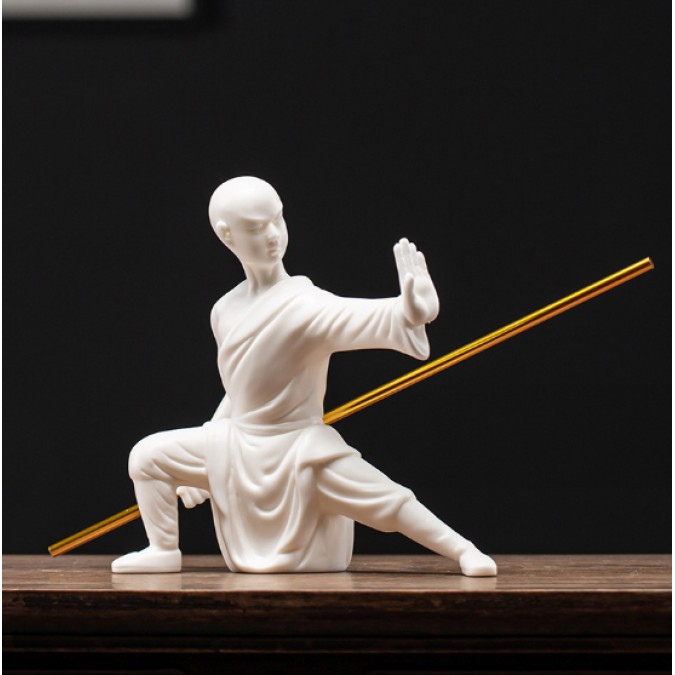 Kungfu Figurine Complete three levels at night 9260231