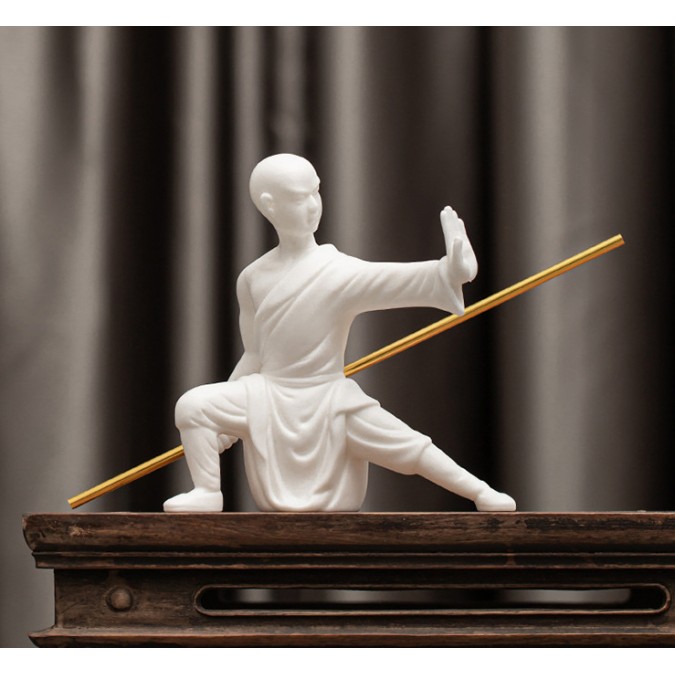 Kungfu Figurine Complete three levels at night 9260231