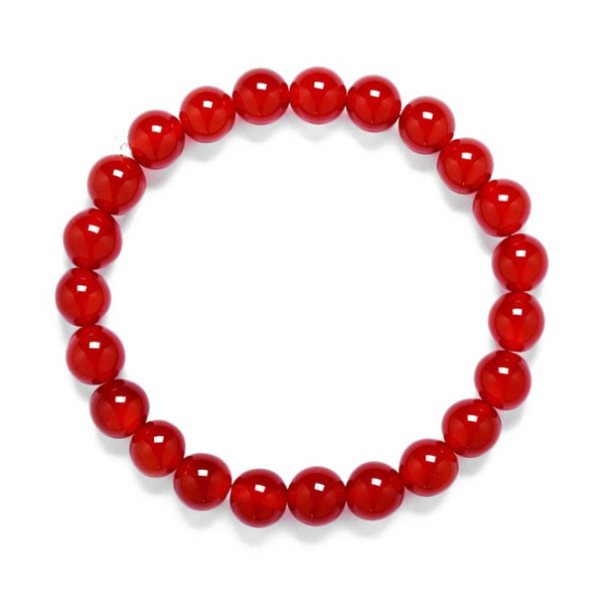 Bracelet Red agate 8mm.