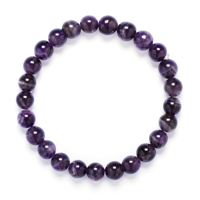 Amethyst bracelet 8mm.