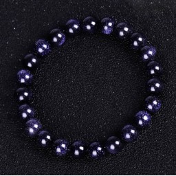 Bracelet Blue aventurine 8mm.