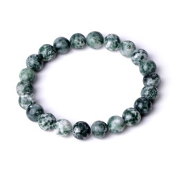 Bracelet Moss agate 8mm.