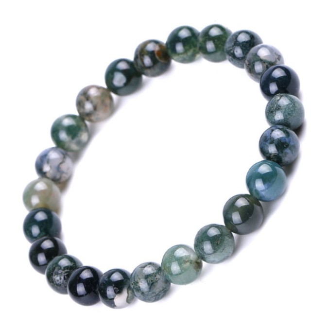 Bracelet Indian agate 8mm.