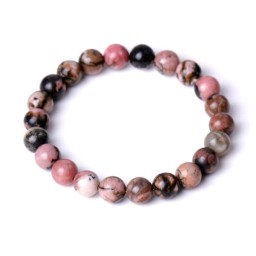 Rhodonite bracelet 8mm.