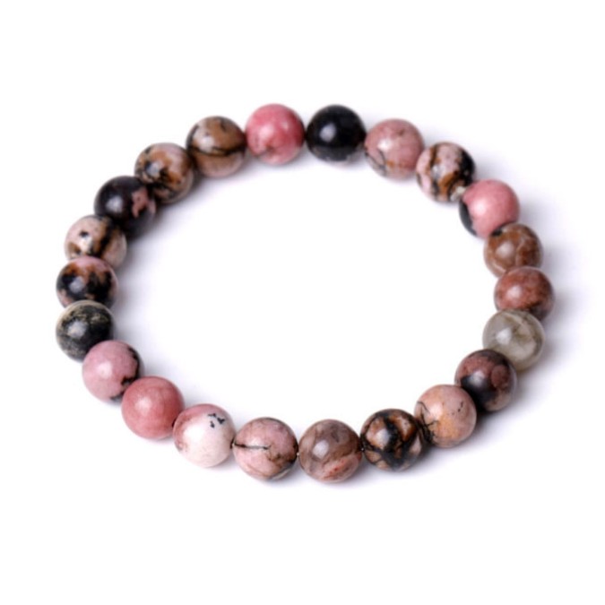 Rhodonite bracelet 8mm.