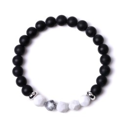 Lava Stone Howlite Bracelet