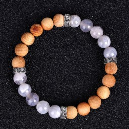 Bracelet Gray Agate Imperial Tree