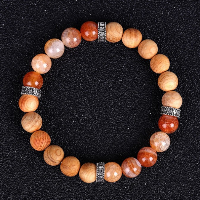 Bracelet Orange Agate Imperial Tree