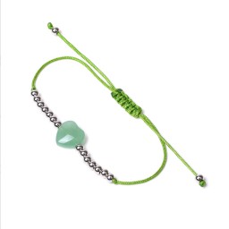 Bracelet Heart Green Aventurine