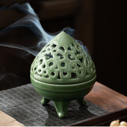 Курильница Конус из селадоновой керамики