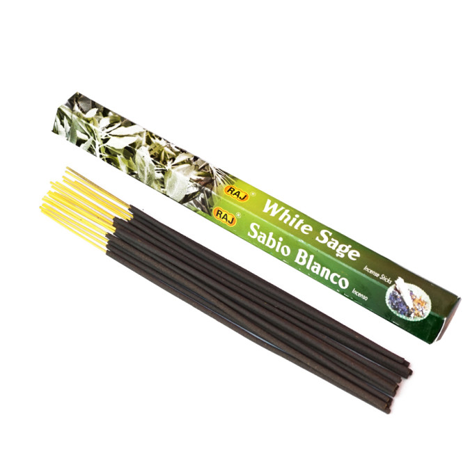Ароматические палочки Белый Шалфей RAJ White Sage