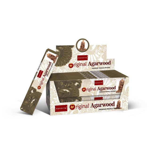 Ароматичні палички Агарове дерево Nandita Organic Agarwood