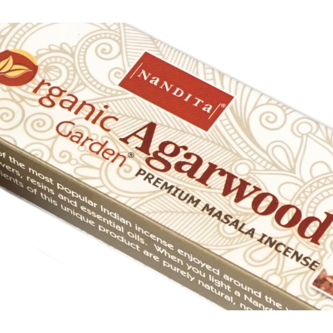 Ароматичні палички Агарове дерево Nandita Organic Agarwood