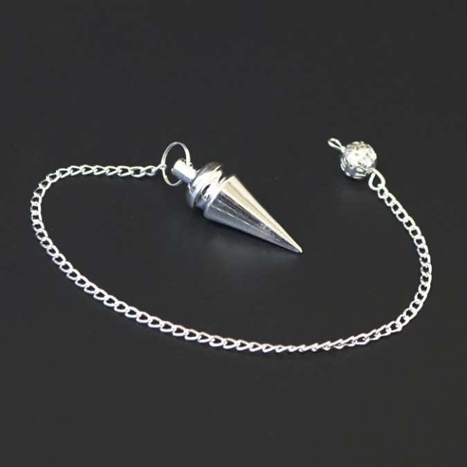Dowsing Pendulum M-Pen-003 color silver