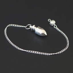 Dowsing Pendulum M-Pen-007 color silver