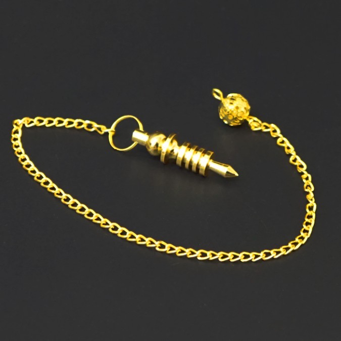 Dowsing Pendulum M-Pen-049 color gold