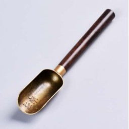 Gongfu Cha Spoon "Tea Ceremony" bronze color