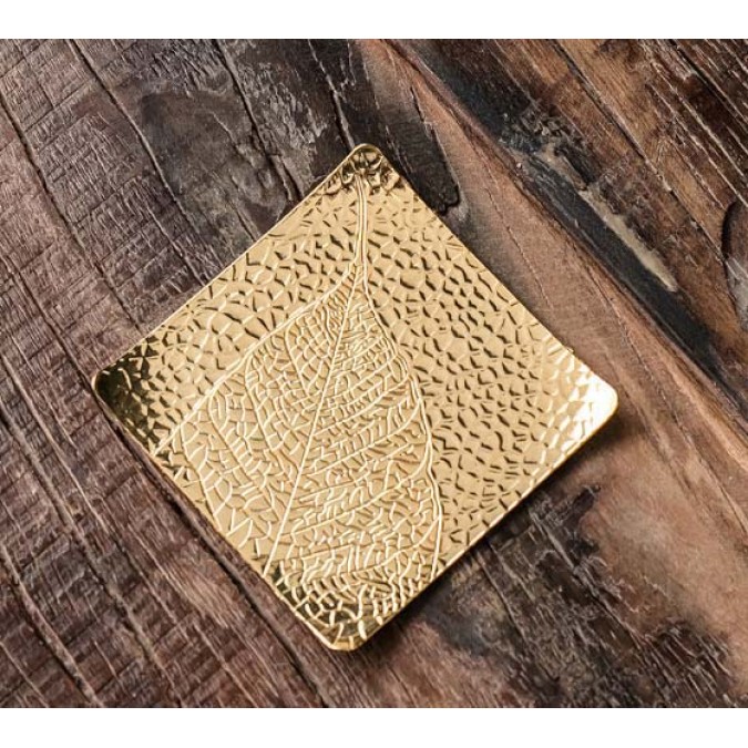 Bodhi Leaf Chabei Dish gold Color