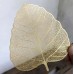 Tea Strainer Cha Lou "Bodhi Leaf" for Tea Ceremony gold color