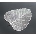 Tea Strainer Cha Lou "Bodhi Leaf" for Tea Ceremony silver color