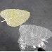 Tea Strainer Cha Lou "Bodhi Leaf" for Tea Ceremony silver color