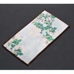 Gongfu Cha Tea Ceremony Towel "Hydrangea"