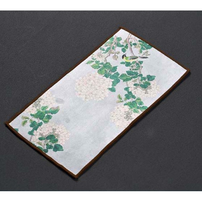 Gongfu Cha Tea Ceremony Towel "Hydrangea"