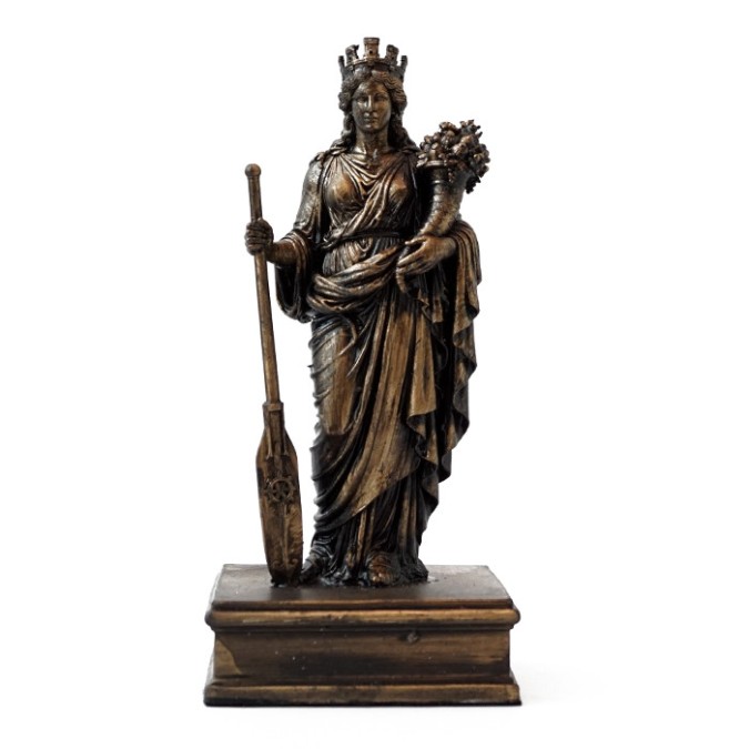 Altar figurine of Fortuna goddess of luck
