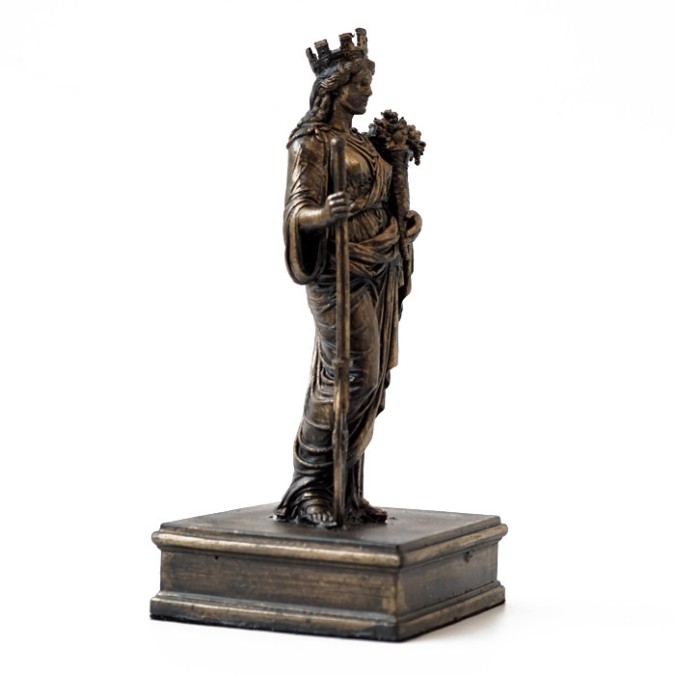 Altar figurine of Fortuna goddess of luck