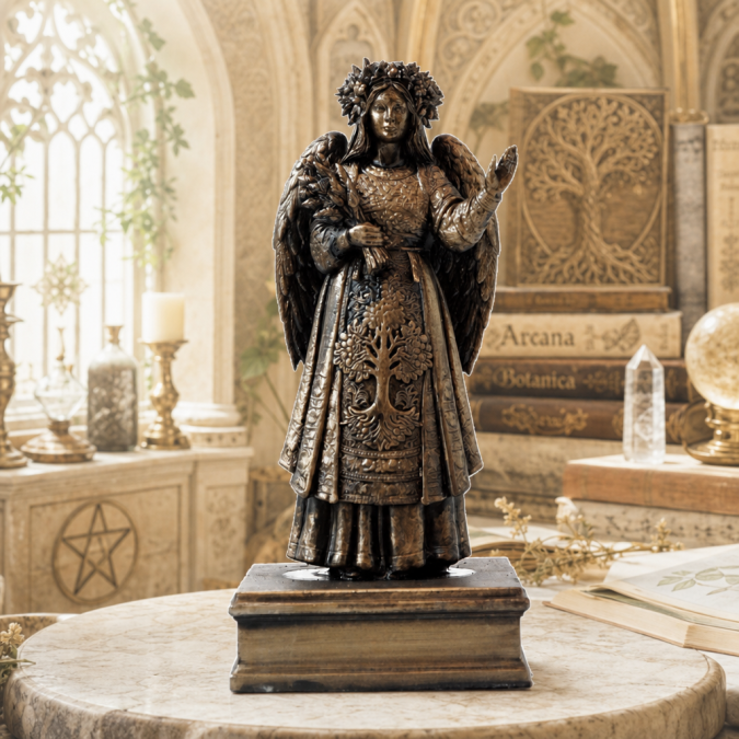 Altar statuette Bereginya a symbol of the family's strength