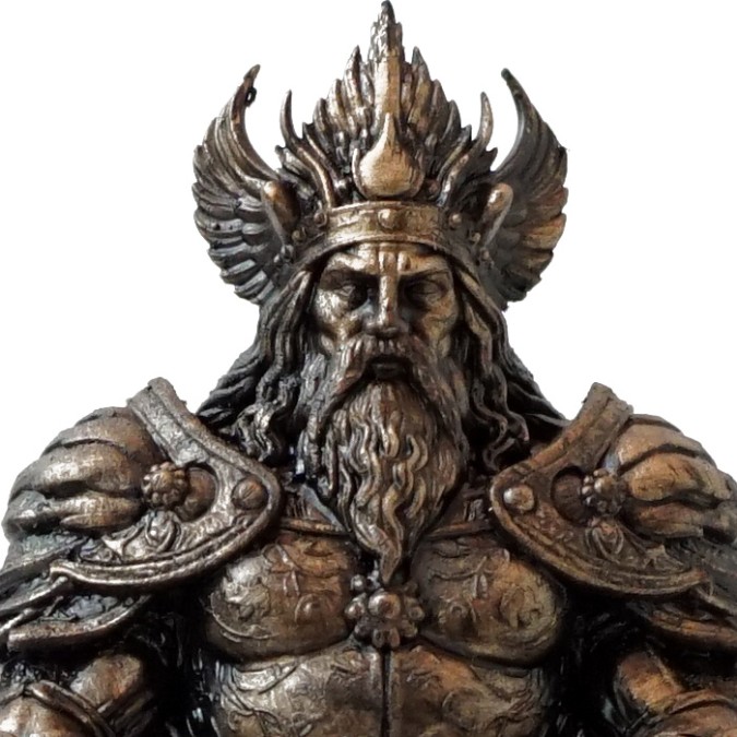 Altar figurine of Svarog god of heavenly fire