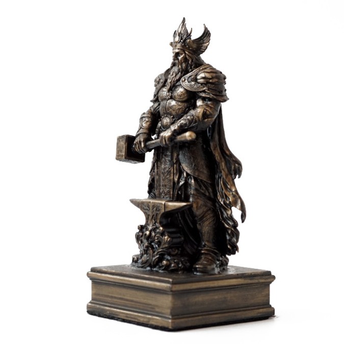 Altar figurine of Svarog god of heavenly fire