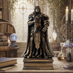 Altar figurine of Loki a symbol of magical art