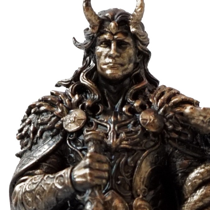 Altar figurine of Loki a symbol of magical art
