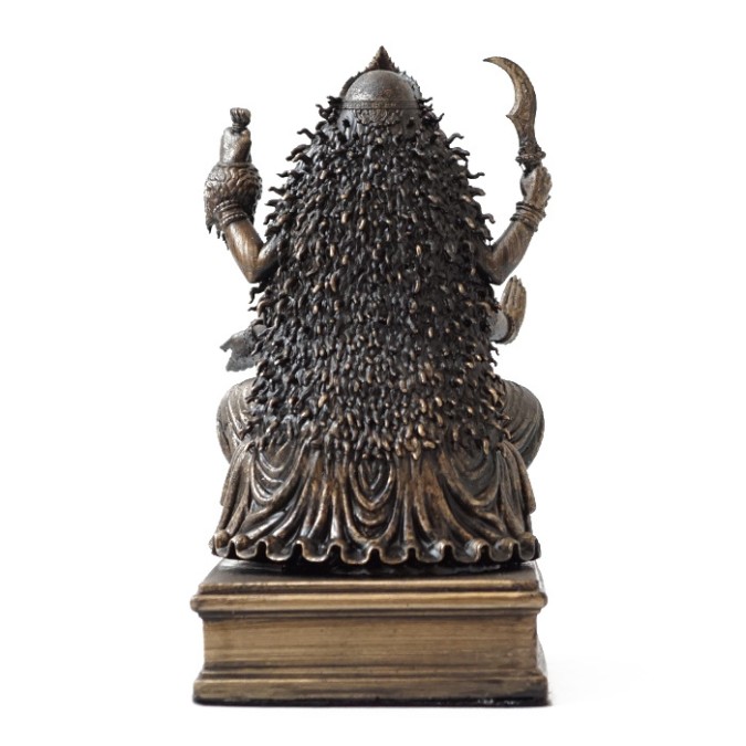 Altar statue of Kali symbol of destruction of illusions