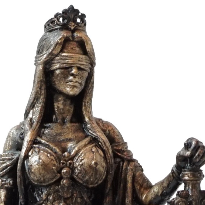 Altar figurine of Themis symbol of justice