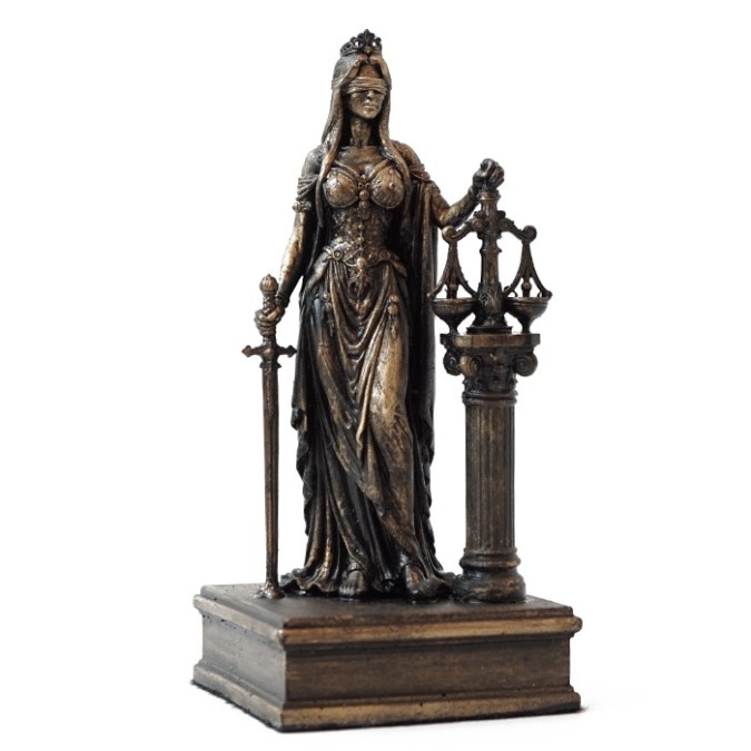 Altar figurine of Themis symbol of justice